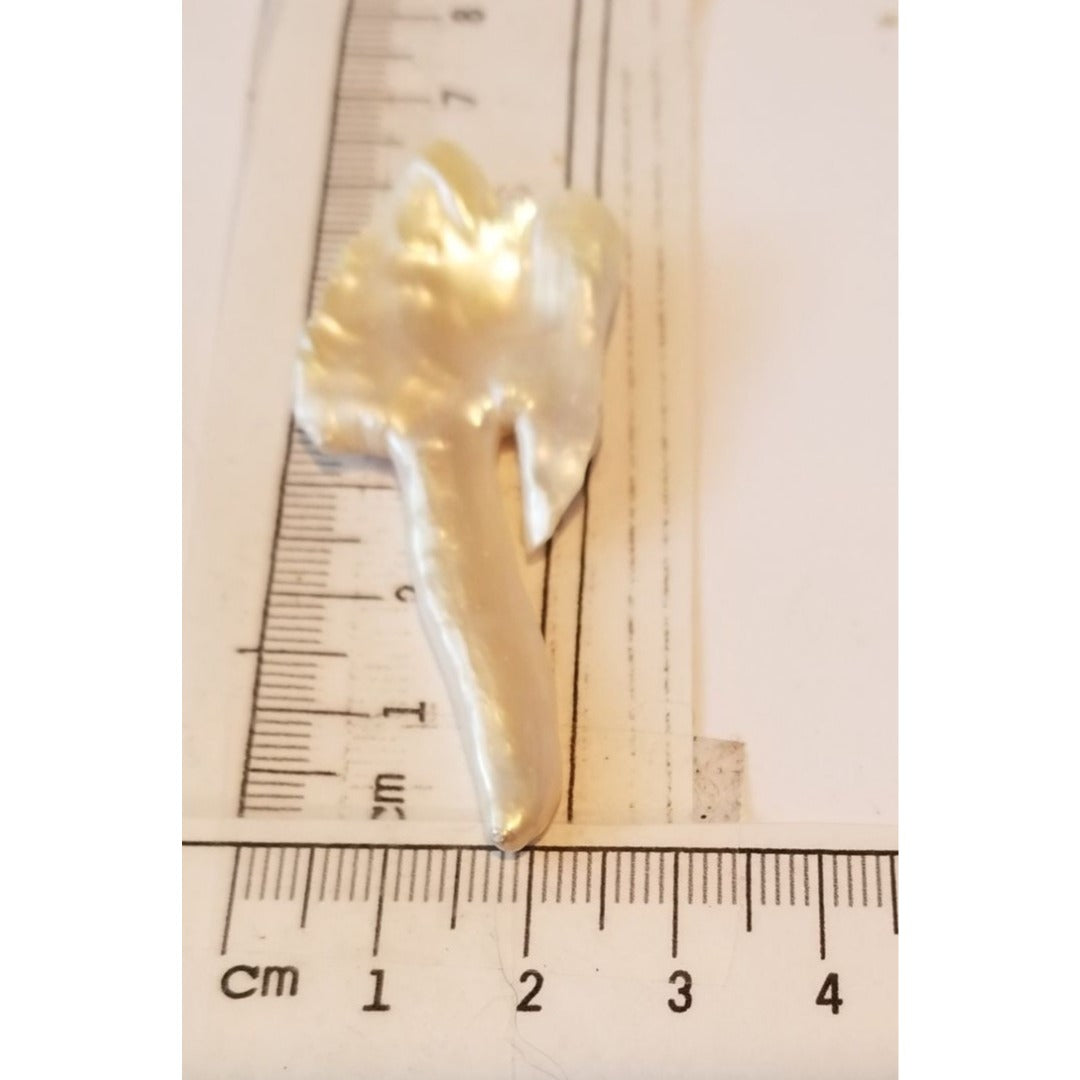 Loose Baroque Arrow Freshwater Keshi 25.5 ct  5.1 gr  6 cm  x 3 .5 cm