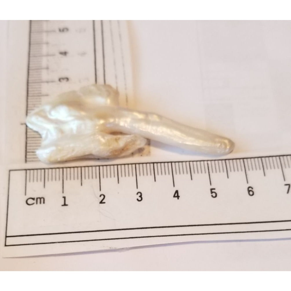 Loose Baroque Arrow Freshwater Keshi 25.5 ct  5.1 gr  6 cm  x 3 .5 cm