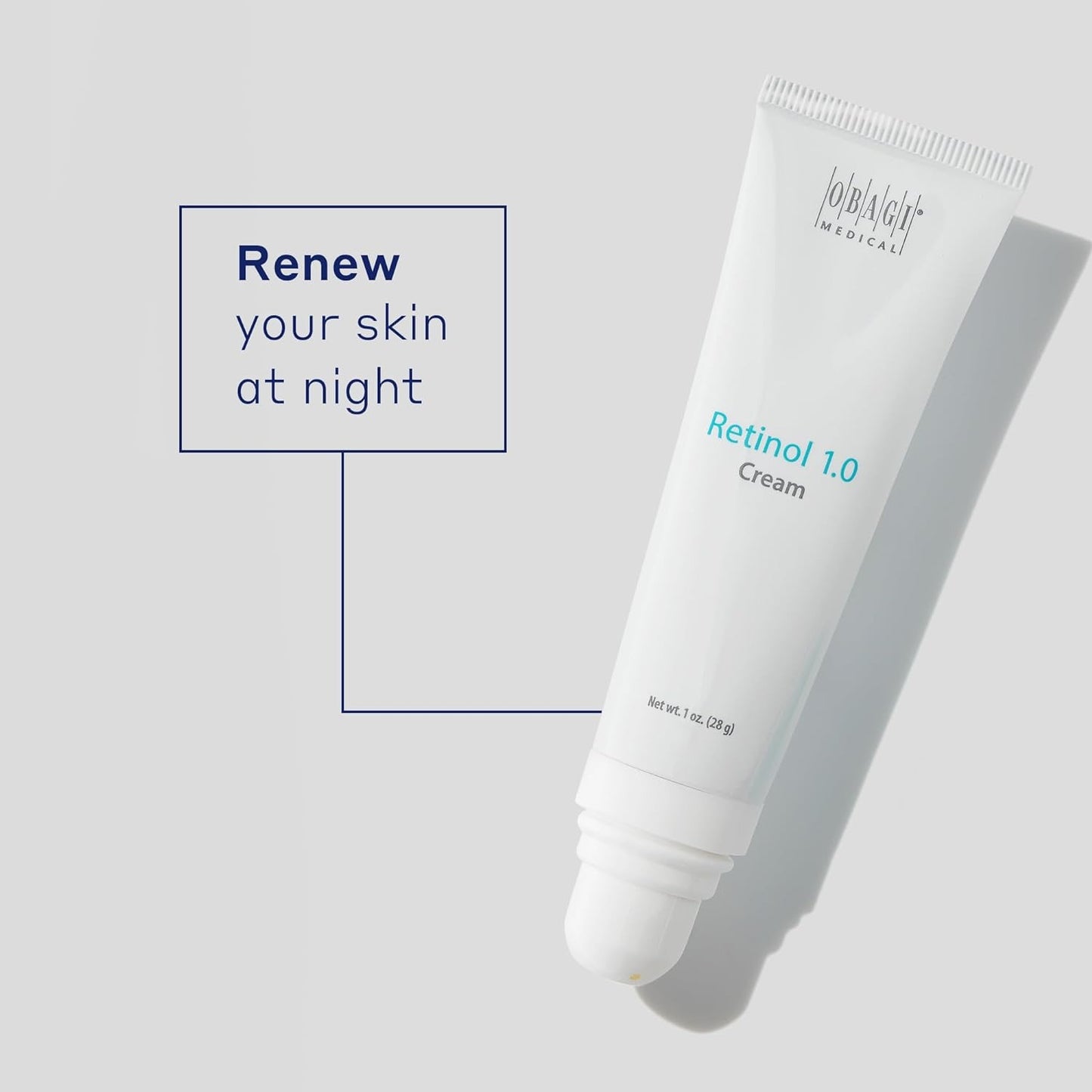 Obagi Retinol 1.0 Cream 1 oz Helps Reduce the Appearance of Fine Lines  Wrinkles & Smooth Texture with Minimal Irritation