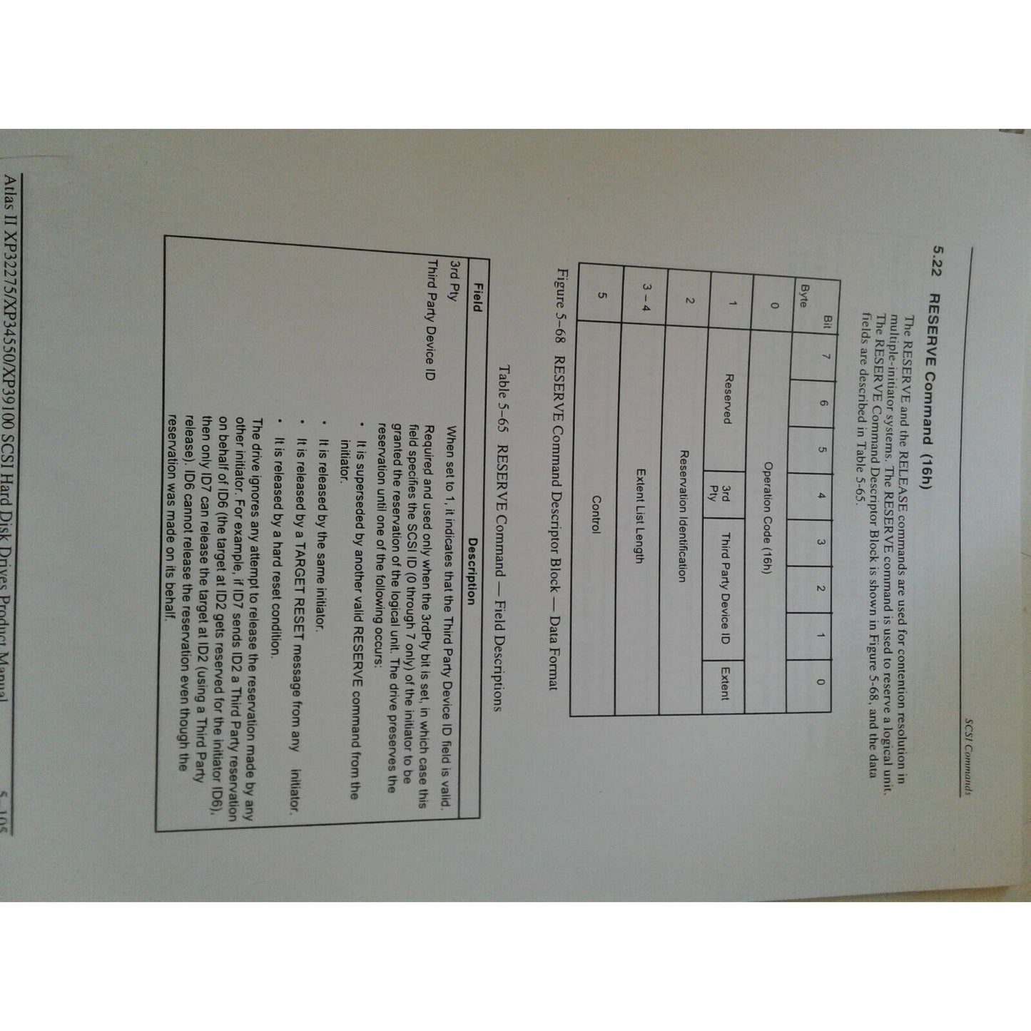 Manual Quantum Atlas II XP32275 / XP34550 / XP39100 Highest Performing Disk Driv