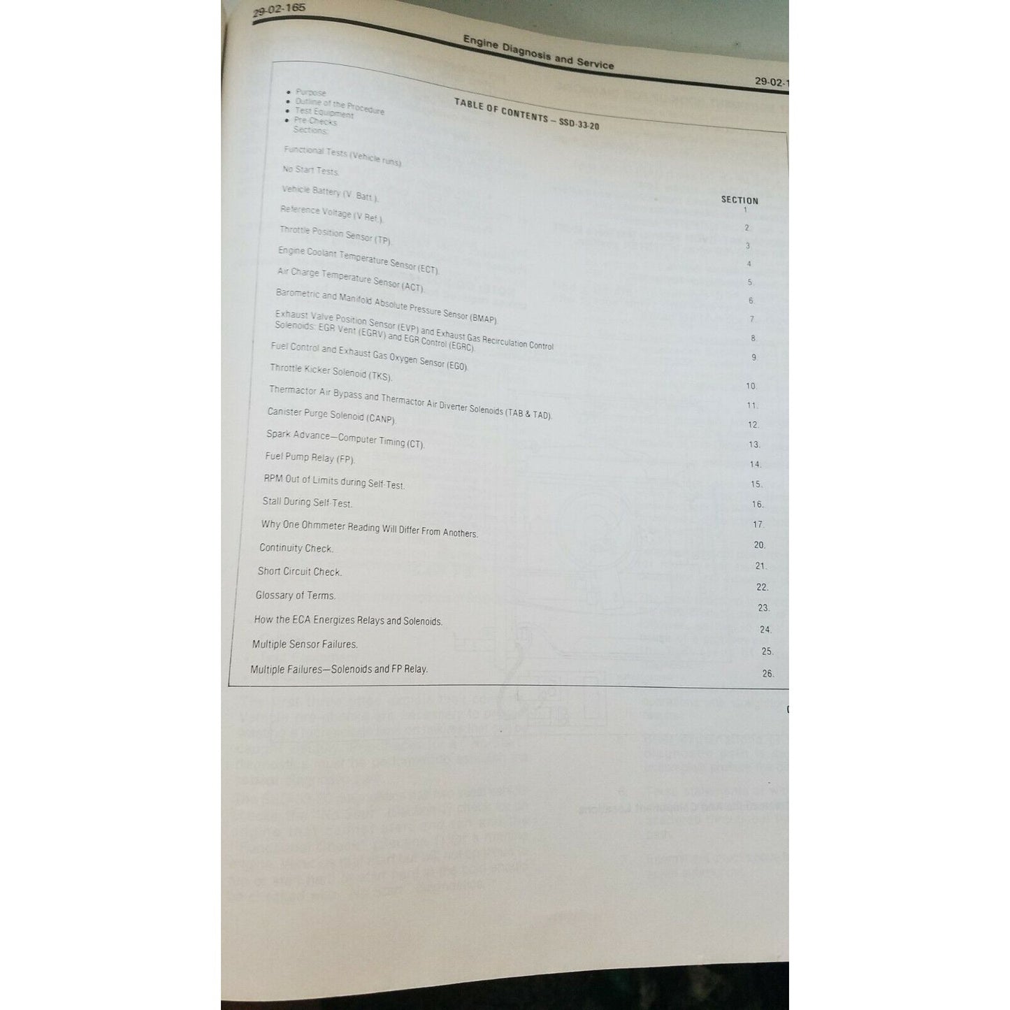 1980  Ford  Car Shop Manual Engine Diagnosis Emissions All Models