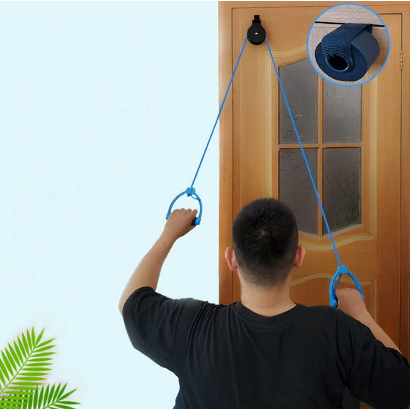 Wisexplorer Shoulder Pulley Over The Door for Physical Therapy& Shoulder Rehab Exercise for Hemiplegia Frozen Shoulder, Alleviate Shoulder P