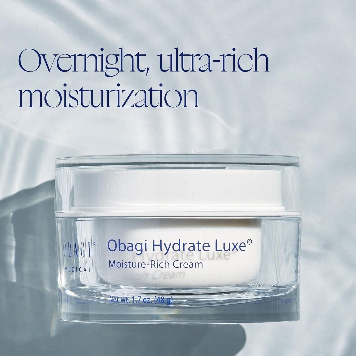 Obagi Hydrate Luxe Moisture-Rich Cream, 1.7 oz Pack of 1 - Hydrating Face Lotion