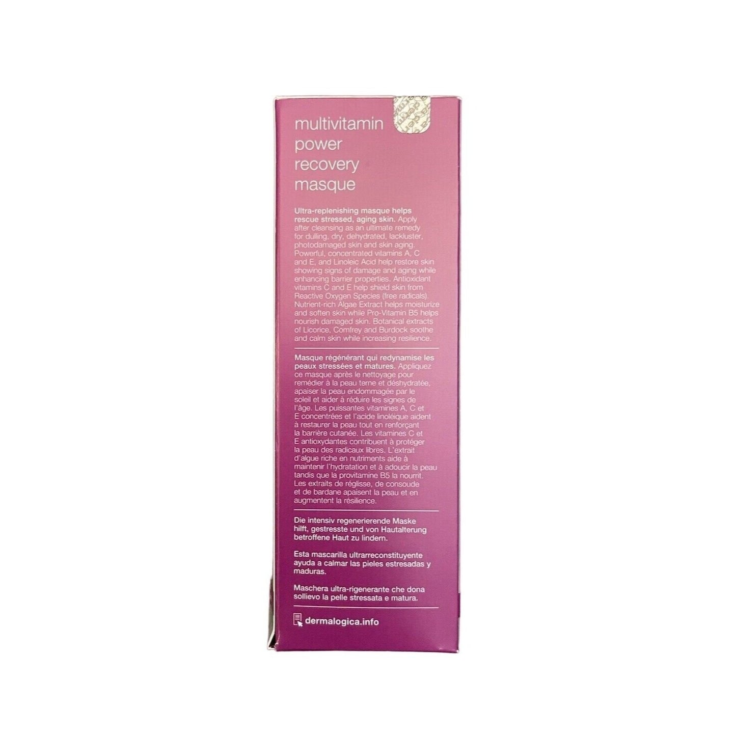 Skincare Dermalogica Multivitamin Power Recovery Masque 2.5 oz Masque Age Smart by for Unisex -