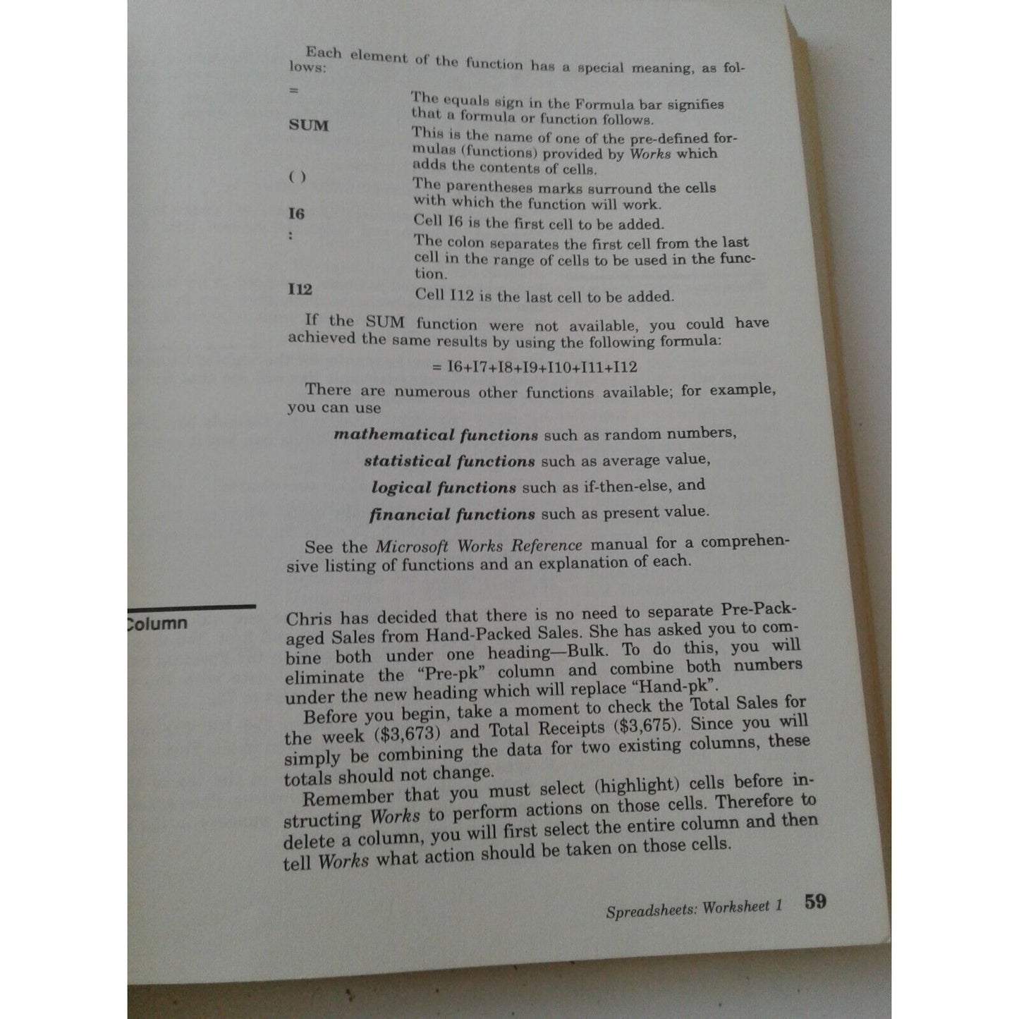 Using Microsoft Works on the PC Mitchell Publishing Floppy Disk Included 909409