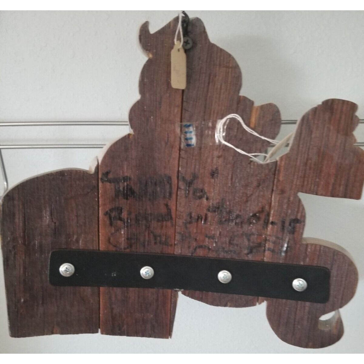 Wood Sign Halloween Ripped  Ghost 1 Tequila 2 Tequila 3 Tequila Ripped Hanging