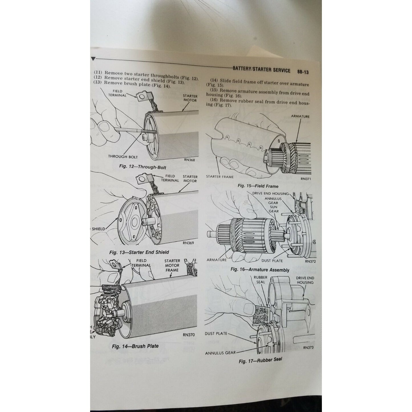 1988 Chrysler Service Manual Electrical Fuel & Emissions Front Wheel Drive