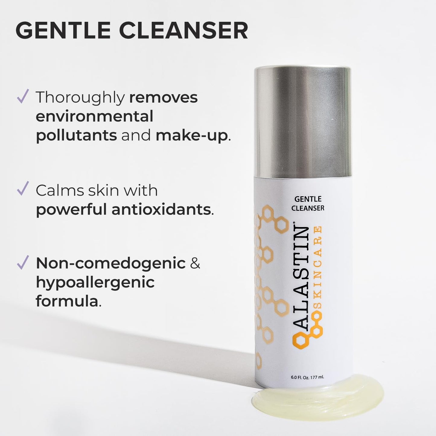 ALASTIN Skincare Gentle Cleanser Foaming Gel Face Wash (6 oz) | Calming & Nourishing for Dry Skin | Cleansing Foam Removes Oil, Dirt, & Make