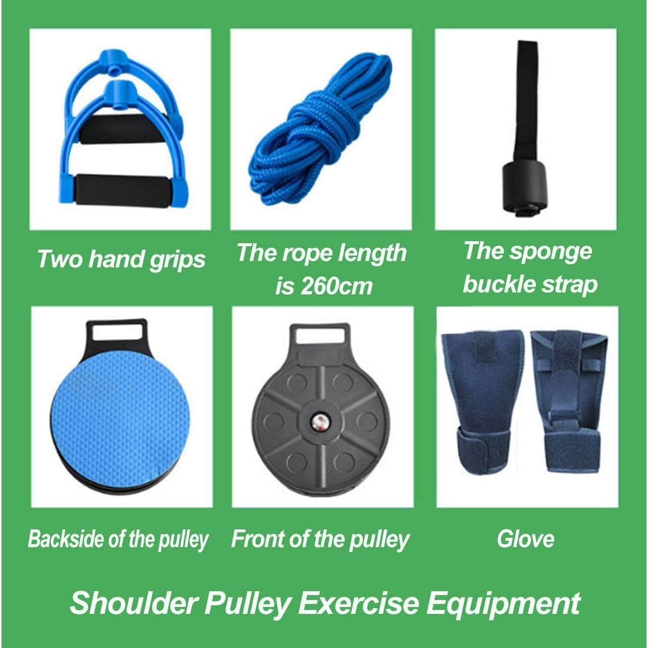 Wisexplorer Shoulder Pulley Over The Door for Physical Therapy& Shoulder Rehab Exercise for Hemiplegia Frozen Shoulder, Alleviate Shoulder P