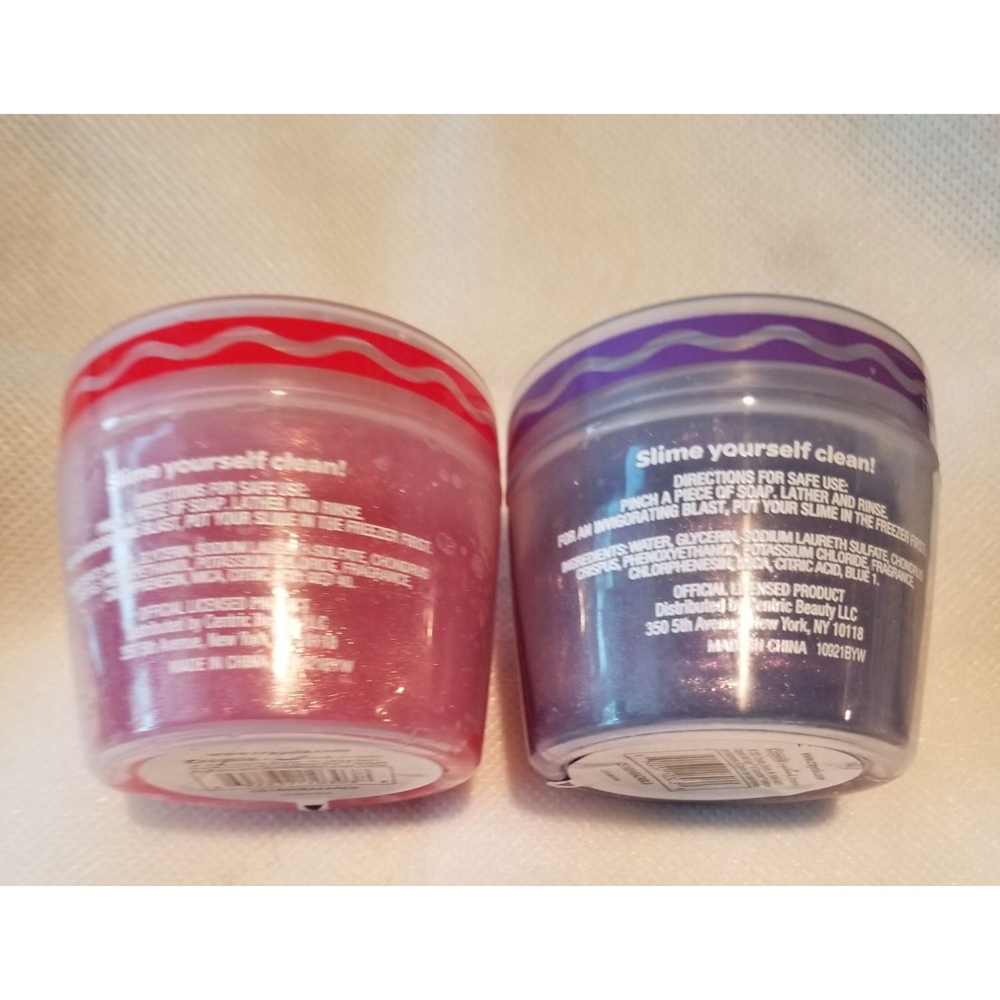 Crayola Bath Slime Scented Soap, Cherry Berry & Blue Berry Blue Pack Of 2 3.6 oz Each