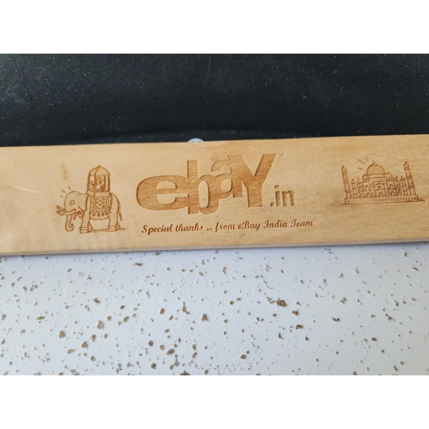 Ebay India Wood  Paddle Promo Item Red Rubber Handle 12" x 2" x 1"  Ebannayna