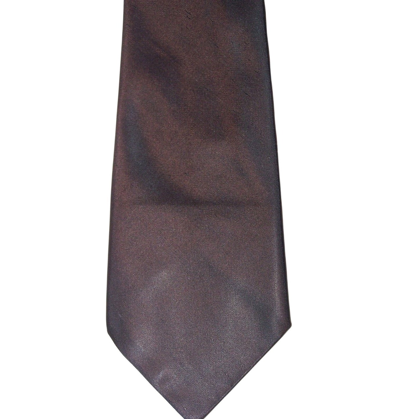 Tie Men's Polyester Neck Tie Burnt Orange Black Geometric Dacron Madmen Style