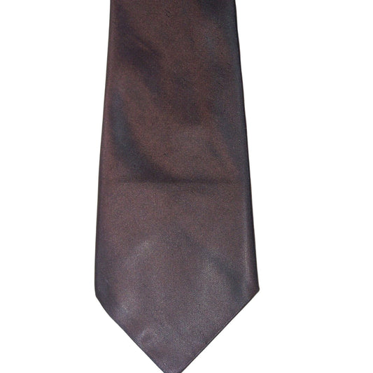 Tie Men's Polyester Neck Tie Burnt Orange Black Geometric Dacron Madmen Style