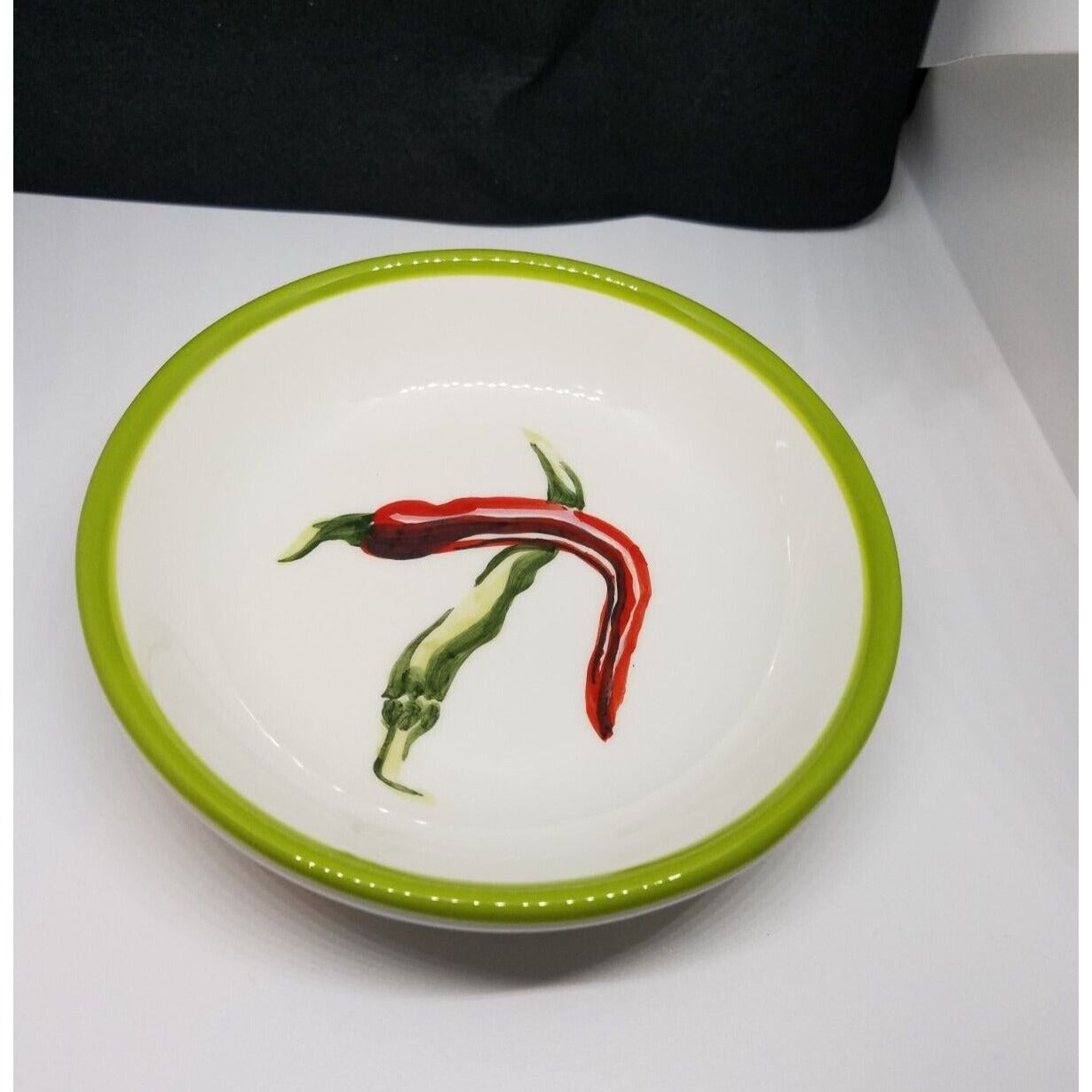 Dipping Dish Chili Design Bowl Supreme Salsa Guacamole Sauce Ceramic