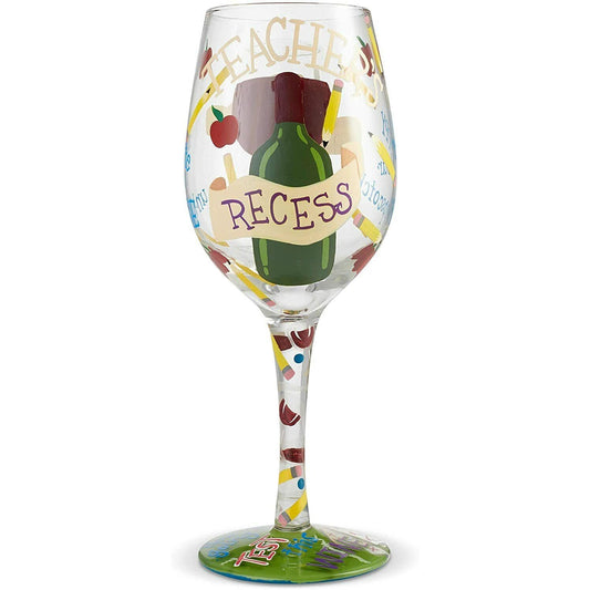 Lolita Wine Glass Love My Wine Teacher's Recess Boxed