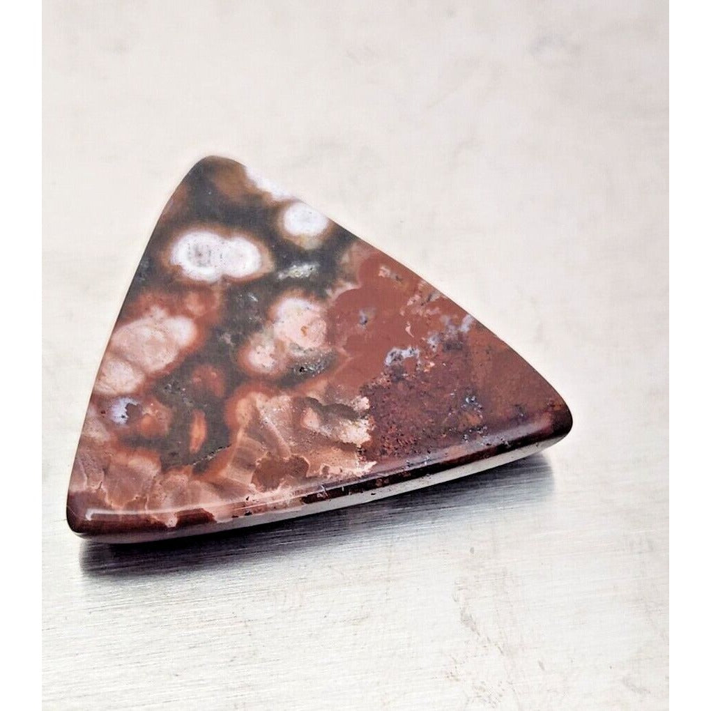 Gemstones Loose Coffee Jasper Triangle 6.2 gr Pendant Size 32 mm x 32 mm