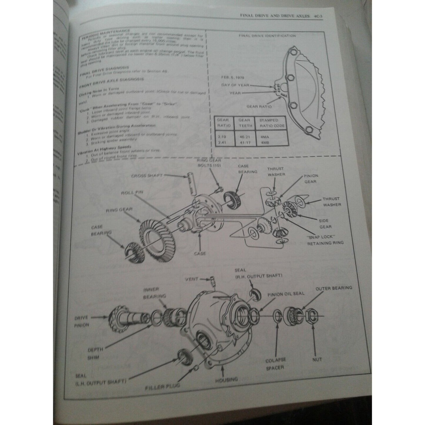 Book 1979 Oldsmobile Chassis Service Manual All Series Shop Repair Automobile
