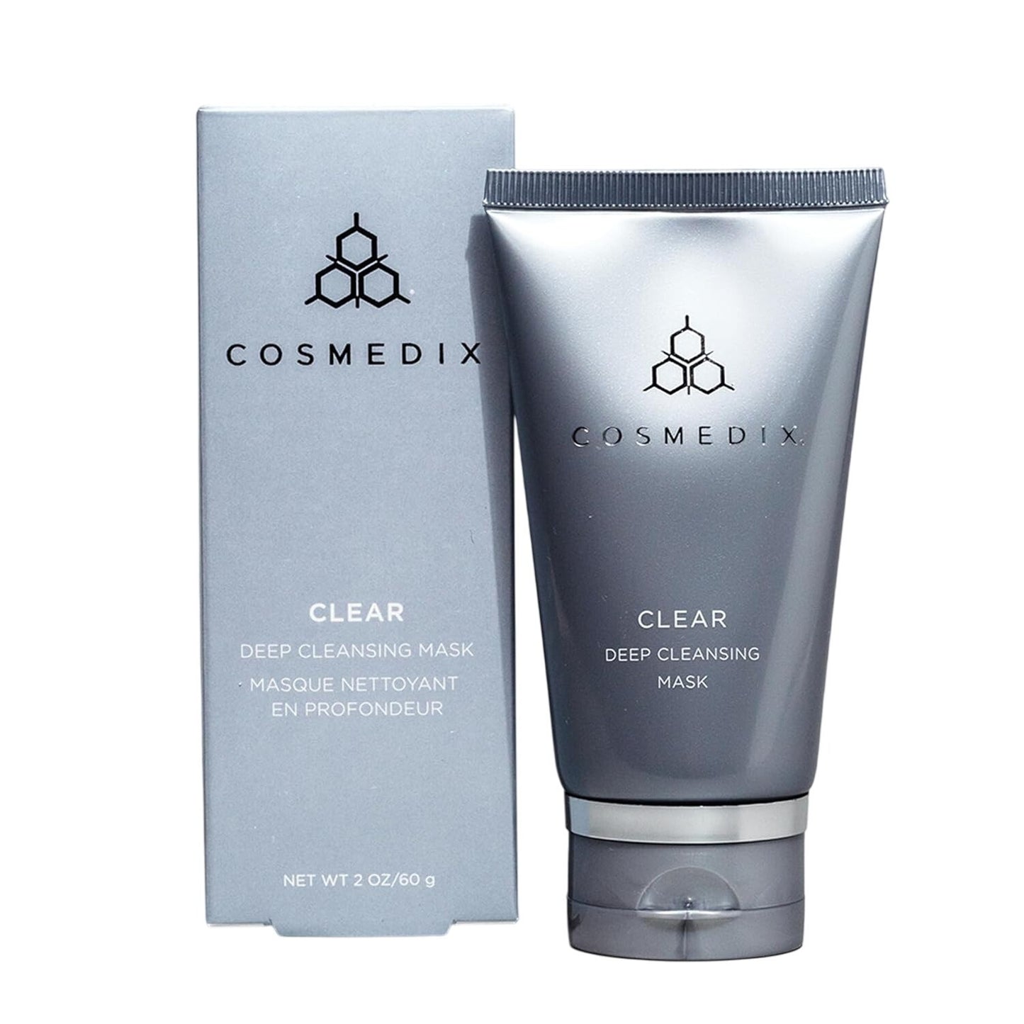 Skincare COSMEDIX  Clear Deep Cleansing Mask 2 Oz Clear works to draw out pore-clogging impurities