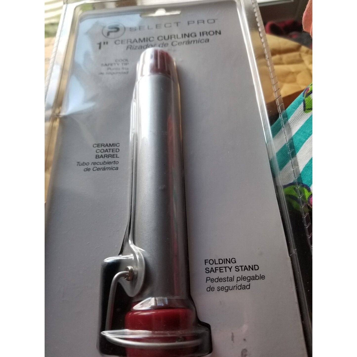 Select Pro 1 Inch Ceramic Curling Iron 2 Heat Settings Swivel Cord Cl-715C-1
