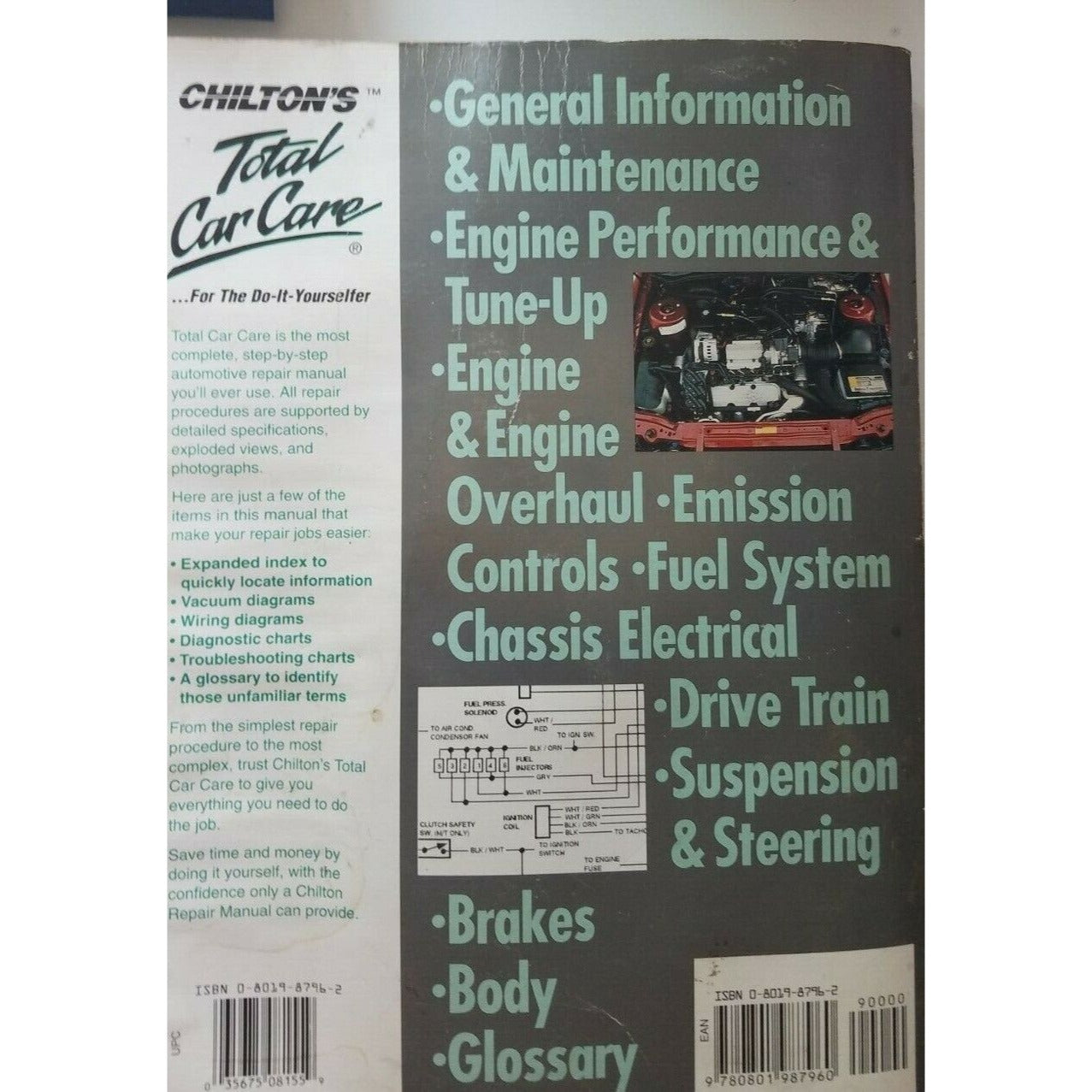 Book 1984 - 95  Chilton's Chrysler Caravan Voyager Town & Country  Repair Manual