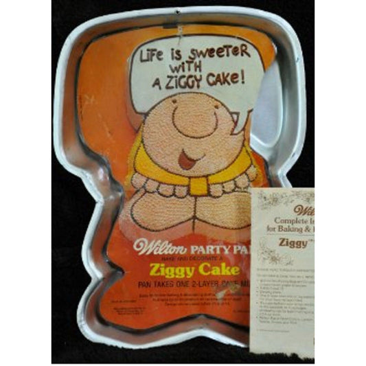 Wilton Cake Pan Ziggy Baking Pan 502-7628, 1978 Wilton Instructions