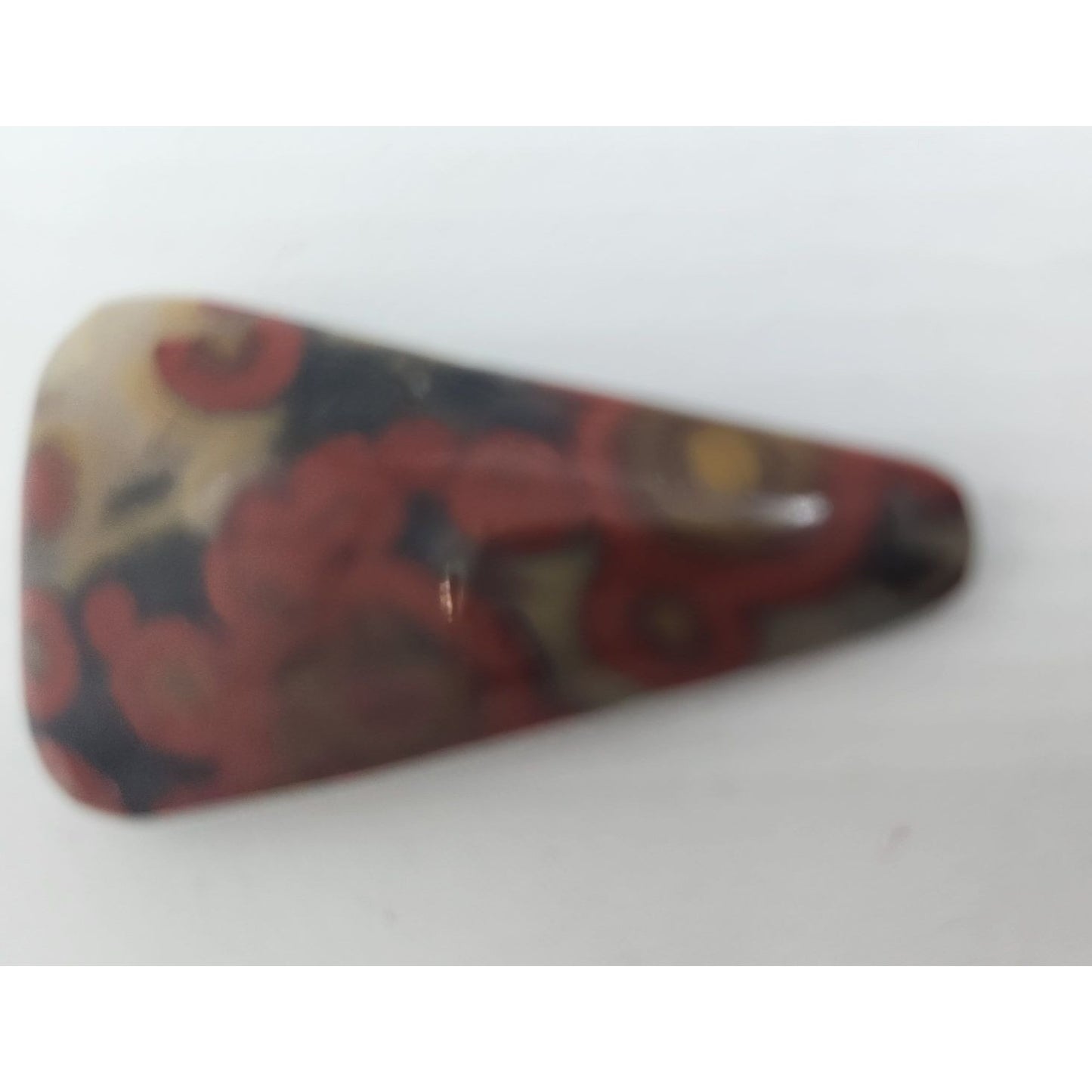 Gemstone Loose Morgan Hill Poppy Jasper Stone Cabochon Pendant Size 35 ct  6.9 gr