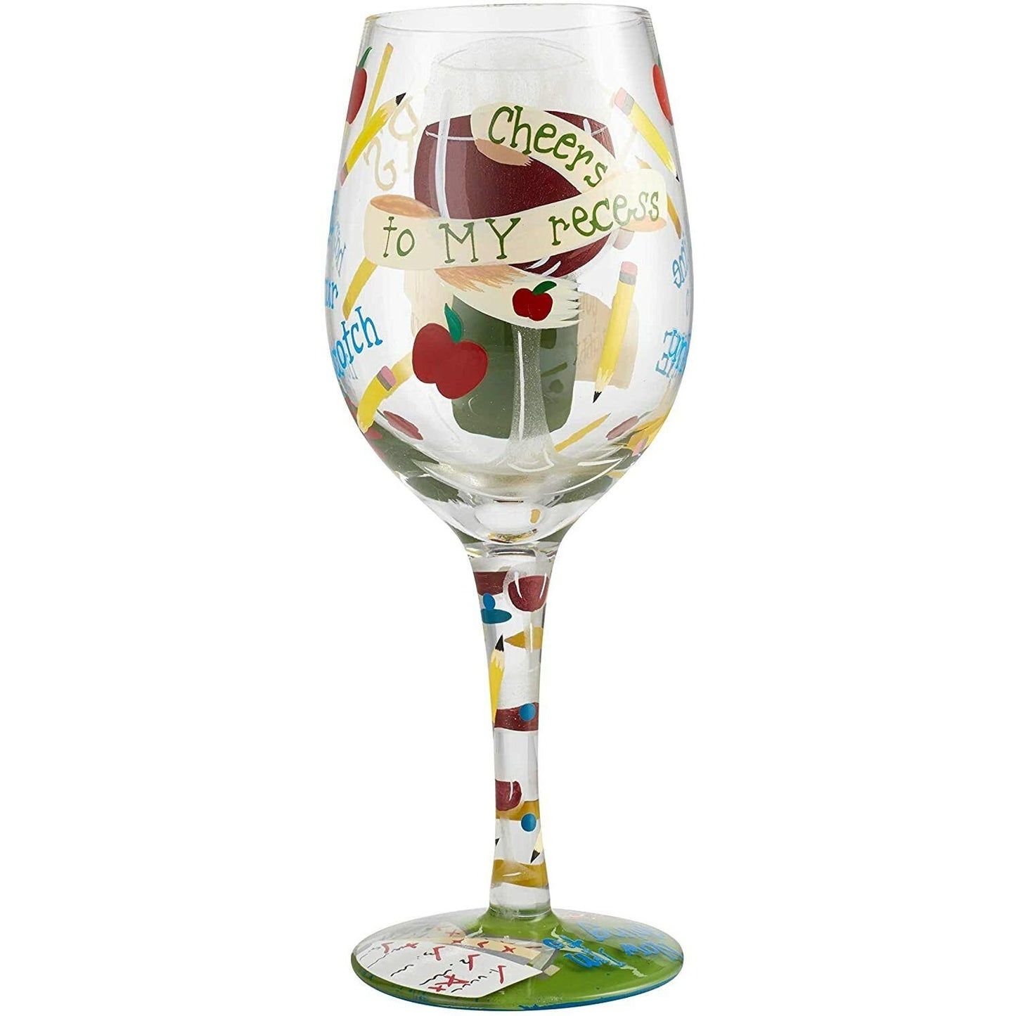 Lolita Wine Glass Love My Wine Teacher's Recess Boxed