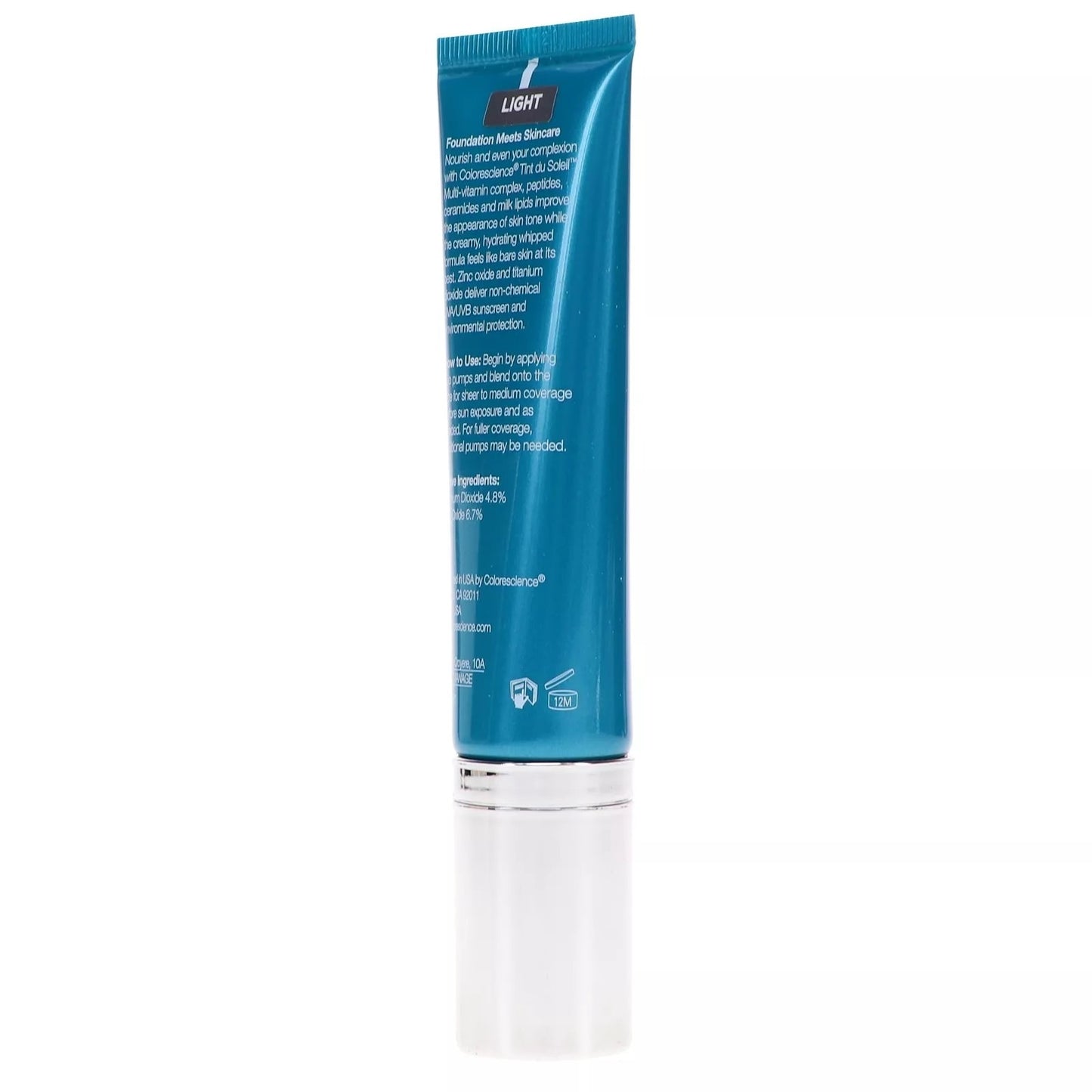 Skin Care Colorescience Tint Du Soleil 1 oz Light Whipped Foundation SPF 30