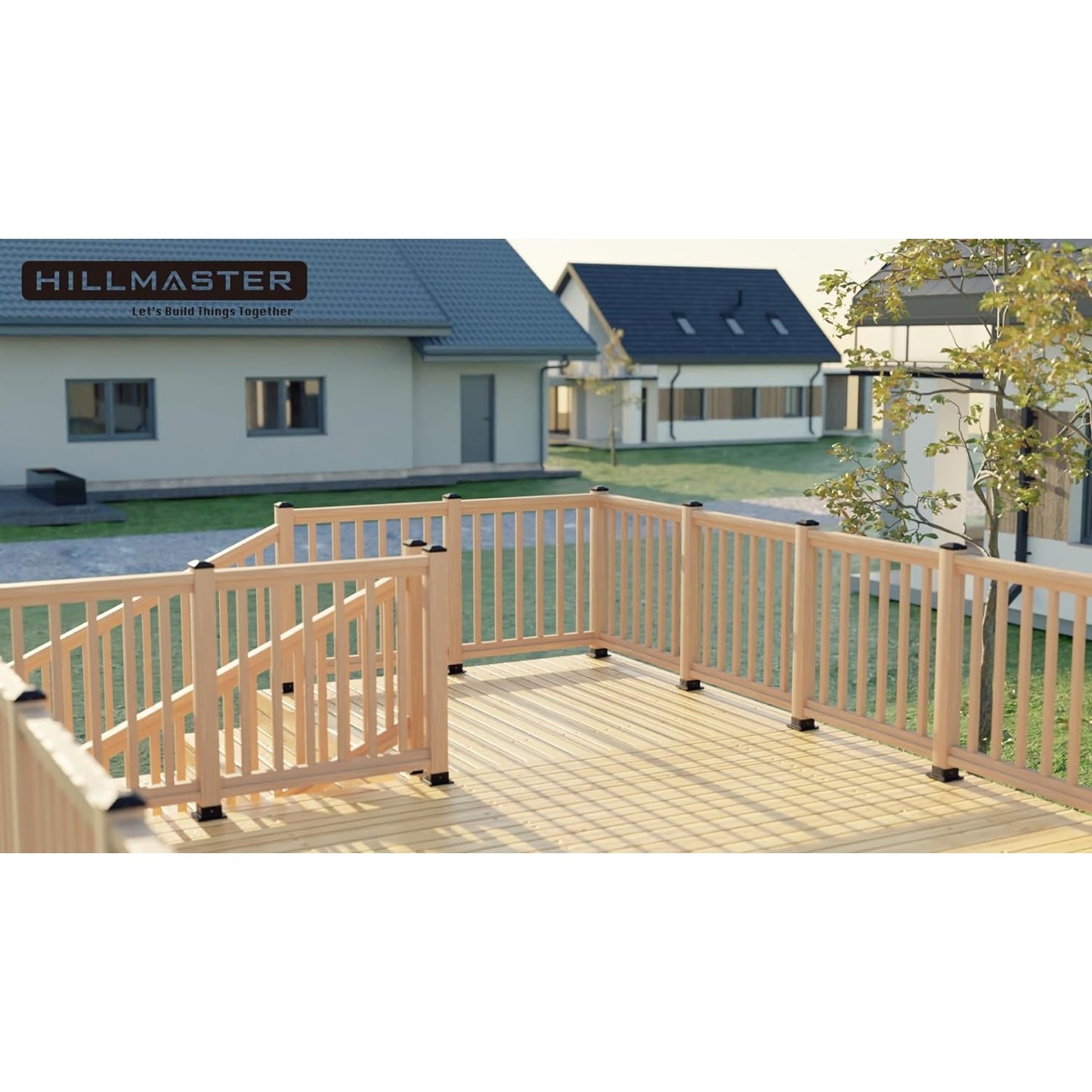 4X4 Post Caps for 3.5inx3.5in Wood Fence Post, Water-Proof UV-Proof Weather Resistance Durable PP Plastic Decking Post Top Cap Cover with Mo