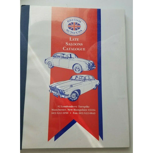 British Auto USA Late Saloons Catalogue Jaguar Custom Order Form inside