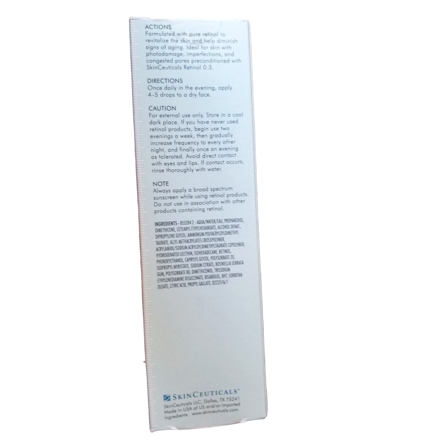 Skin Care SkinCeuticals Retinol 0.5  1 oz