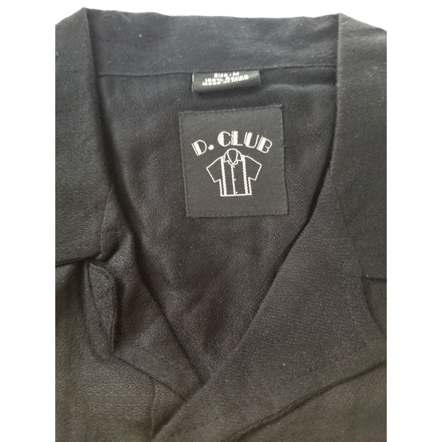 D. Club Original Shirt Men Medium Wine  Grapes Decor Sides Short Sleeve Button-Up  Shirt 100% Rayon