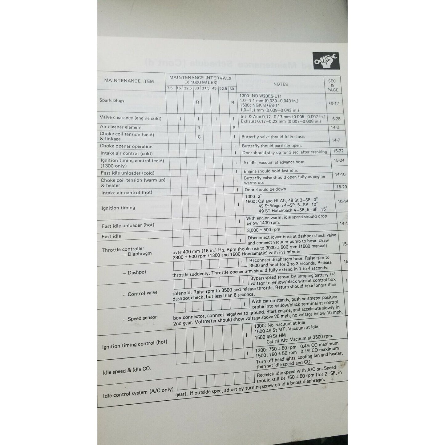 Book 1980  Honda  Civic Service Manual All Models