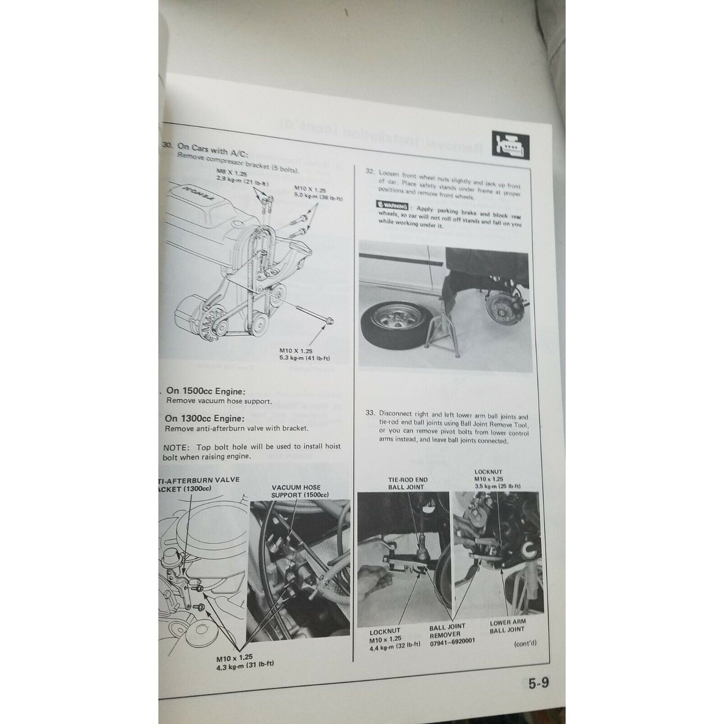 Book 1980  Honda  Civic Service Manual All Models