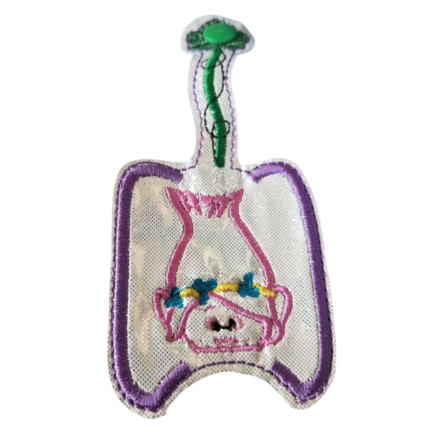 Bath & Body Works 1 oz Hand Sanitizer Set of 5 Trolls Embroidered Faux Leather Holder