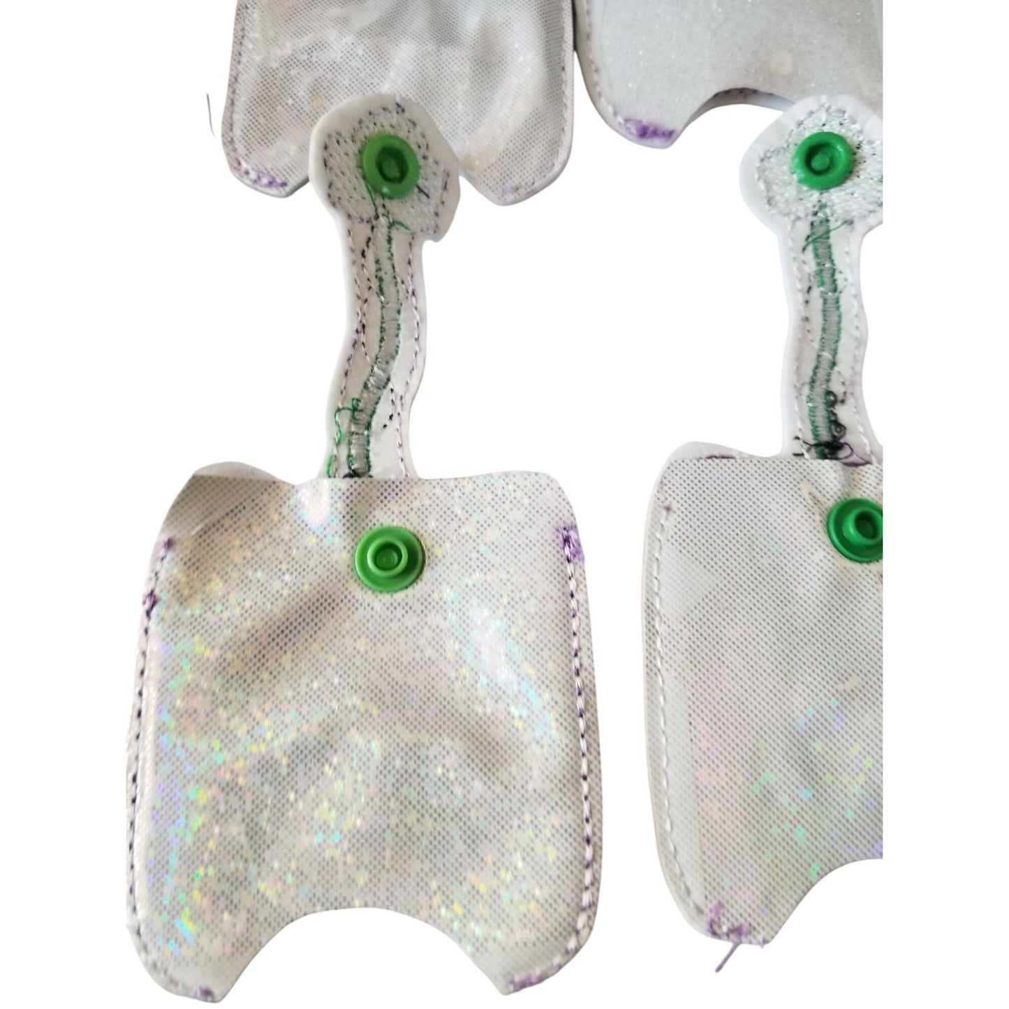 Bath & Body Works 1 oz Hand Sanitizer Set of 5 Trolls Embroidered Faux Leather Holder