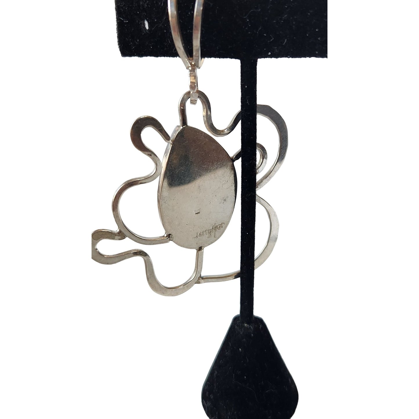 Pendant 925 Silver and Sigillate Purple 16.8 Grams Jerry Harr 32 mm x 20 mm Stone