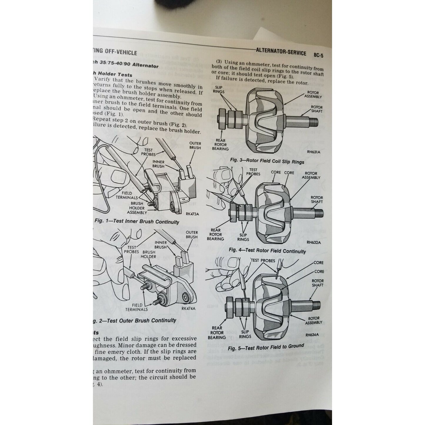 1988 Chrysler Service Manual Electrical Fuel & Emissions Front Wheel Drive