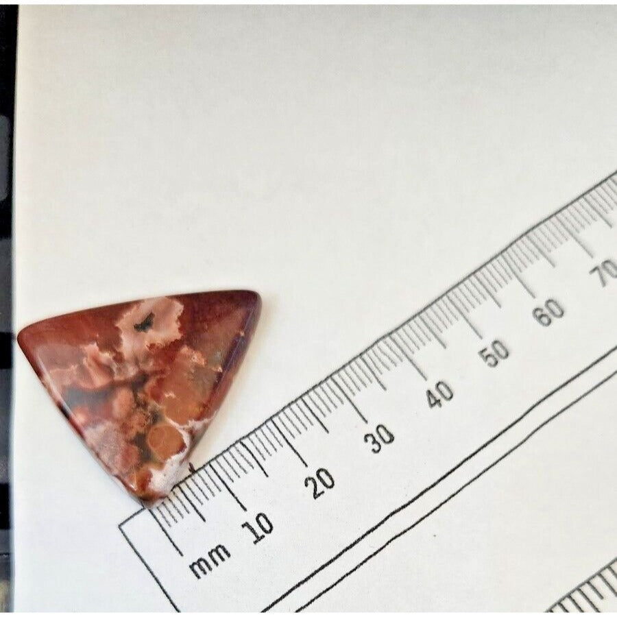 Gemstones Loose Coffee Jasper Triangle 6.2 gr Pendant Size 32 mm x 32 mm