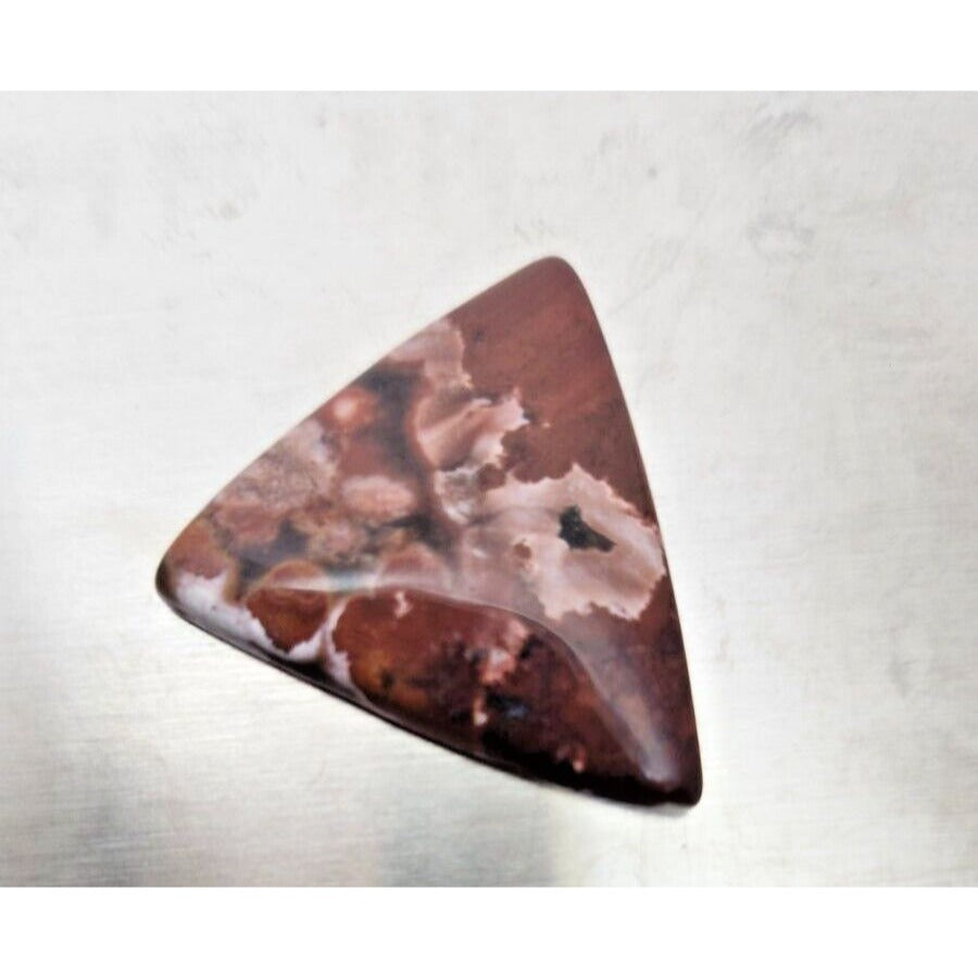 Gemstones Loose Coffee Jasper Triangle 6.2 gr Pendant Size 32 mm x 32 mm