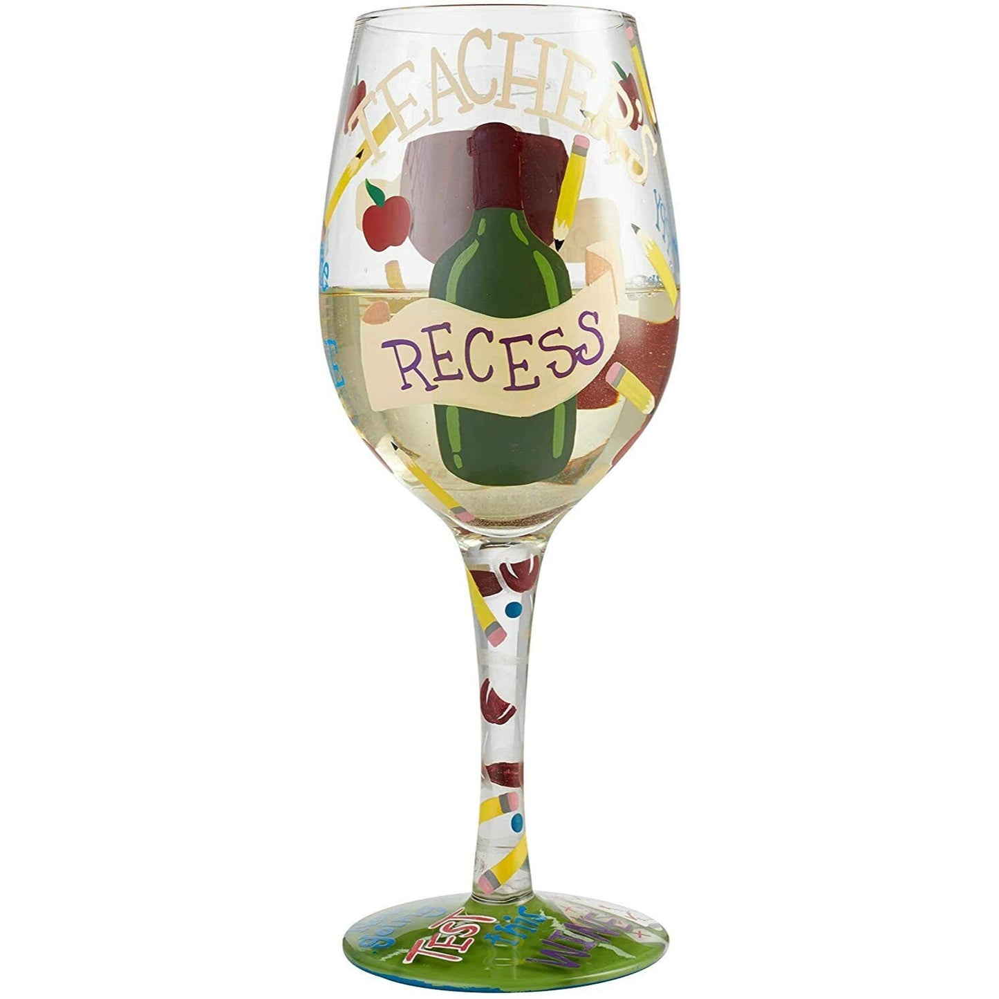Lolita Wine Glass Love My Wine Teacher's Recess Boxed