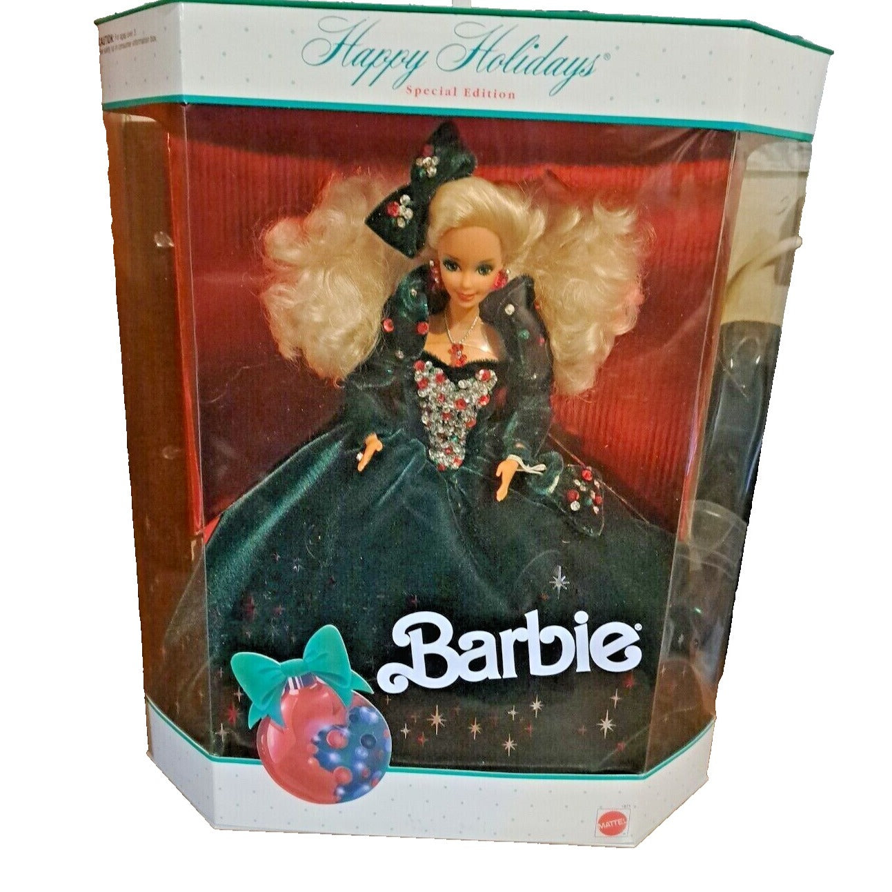 1991 Happy holidays selling Barbie Special Edition