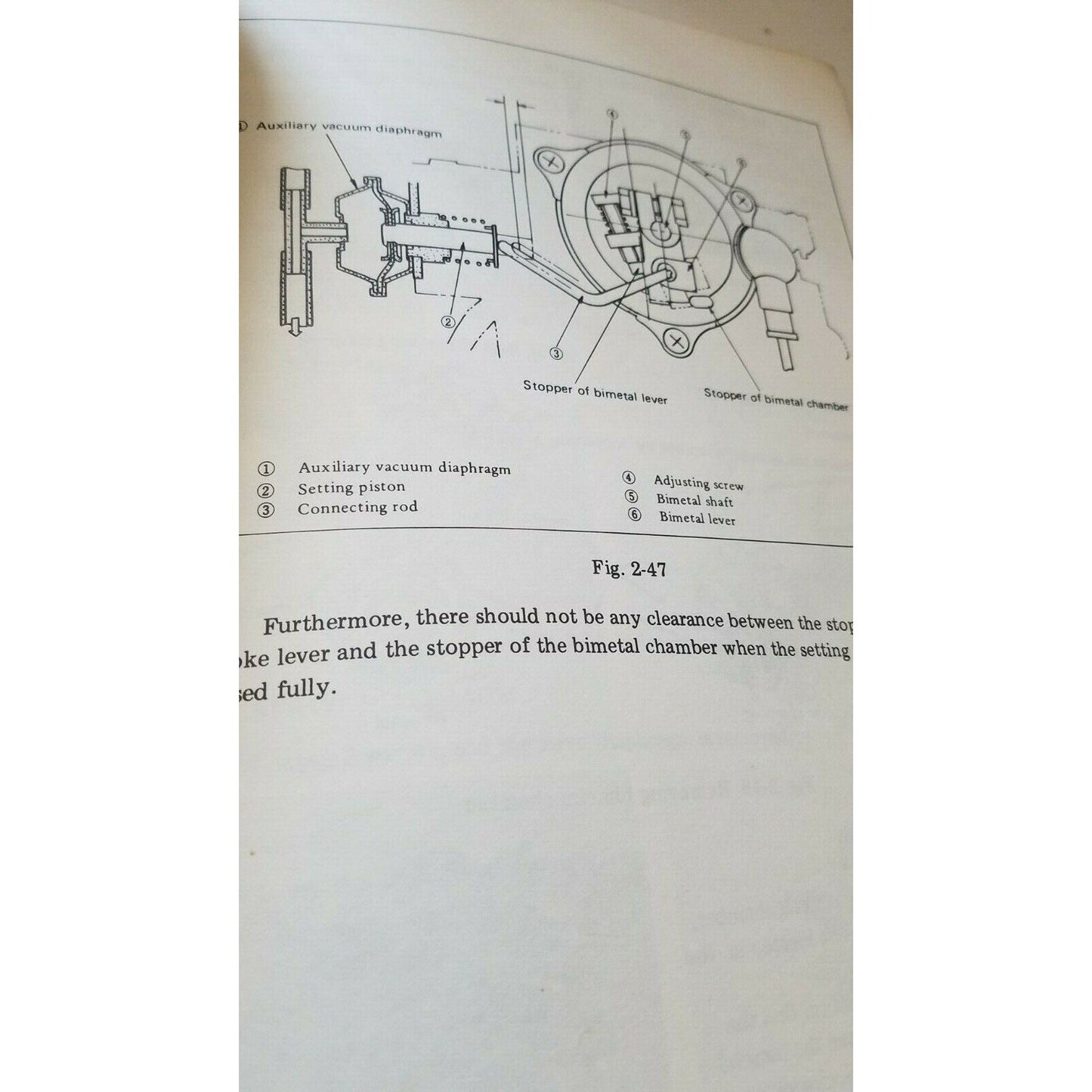 1974  Subaru 1400 MSA 102 B Year USA Model Service Manual Engine Section