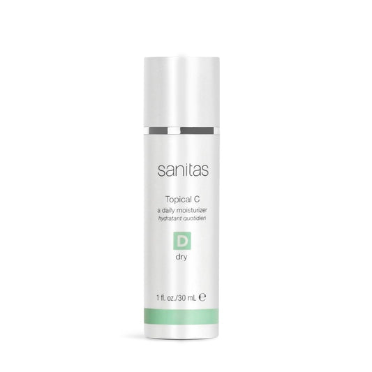 Skin Care Sanitas Topical C, Daily Moisturizing And Reparative Balm, 1 oz New
