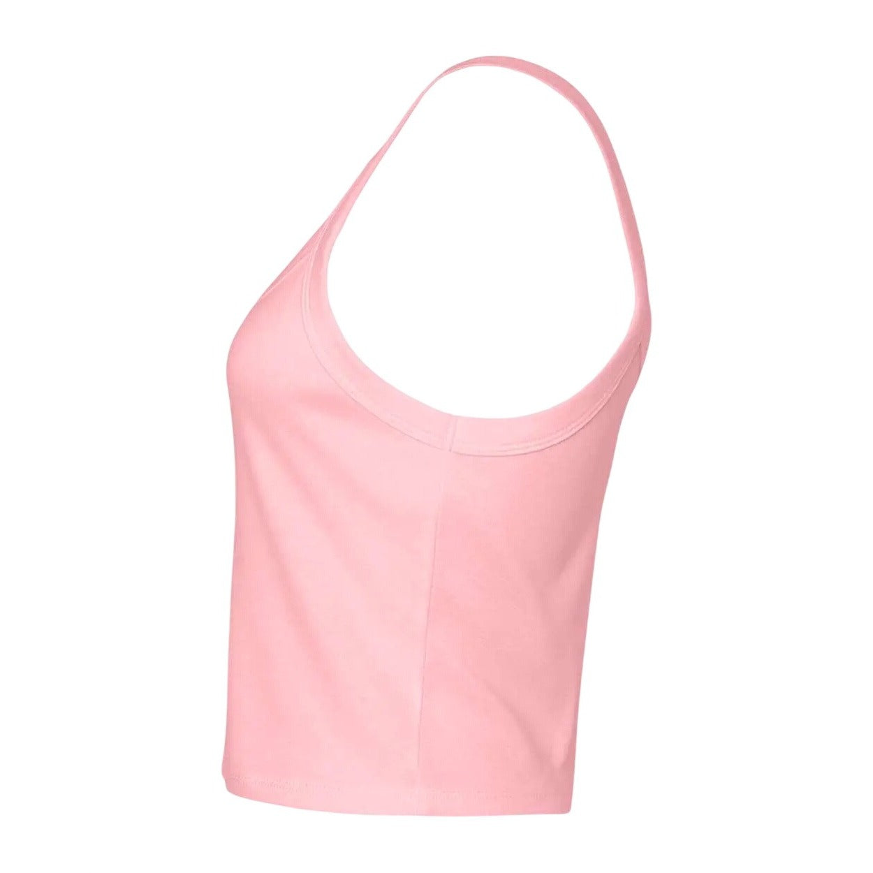 Tank Speghetti Strap  Shirt Pink Bella 100 % Cotton  Size Large
