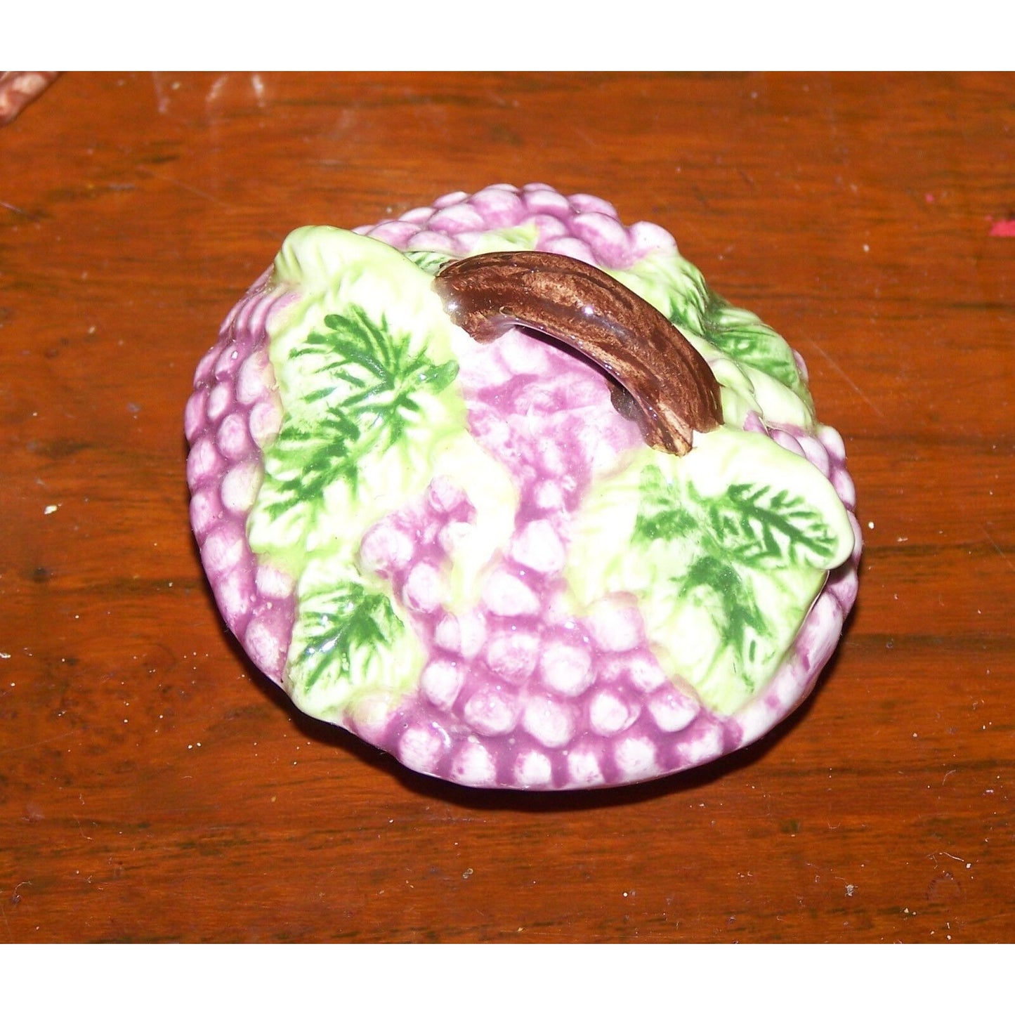 Tea Pot Decorative Ceramic Mini Tea Pot Teapot Grapes Clusters and Vines GKRO