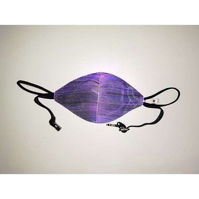 Face Mask LED Light up Face Mask 7 Color Lights USB Rechargeable Glowing Luminous Mask