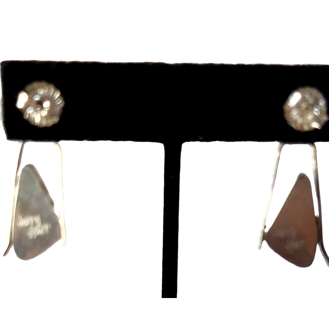 Earrings Orca Agate 925 Silver 7.4 Grams 2 Stone Hanging Post Earrings Top 12mm x 8mm Bottom Stone 20mm x 10mm 35mm x 15mm