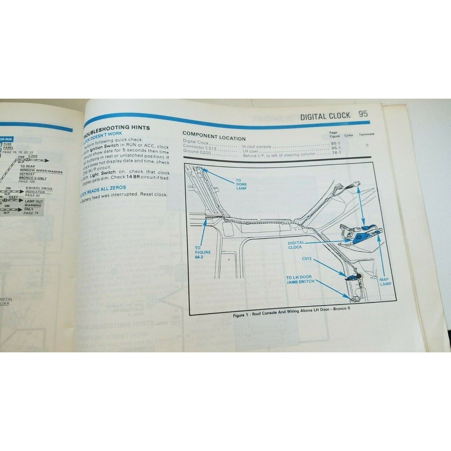 1984  Ford  Ranger Bronco II Electrical & Vacuum Troubleshooting Manual