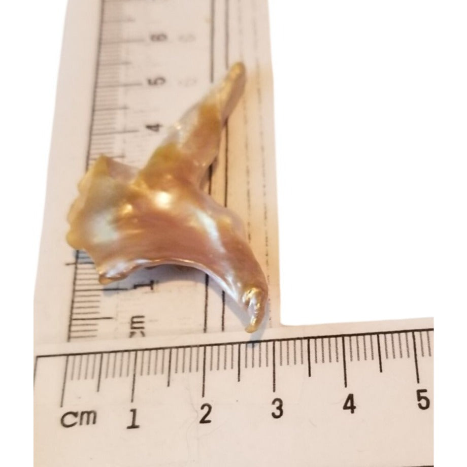 Loose Baroque Bird Wimgs Freshwater Keshi 24 ct  4.8 gr  5.5 cm  x 3 cm